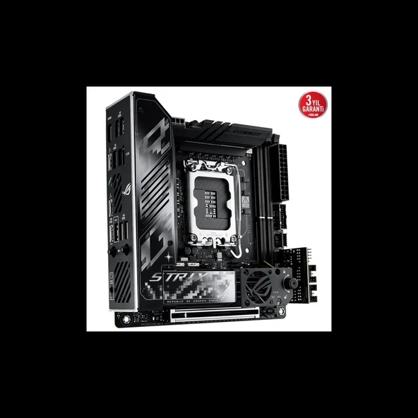 Asus Rog Strıx Z890-ı Gamıng Wıfı, 2xddr5, 2xm.2, Hdmı, 2xthunderbolt, 2xtype-c, Wi-fi 7, Mini Itx, Intel Core Ultra Cpu - 3