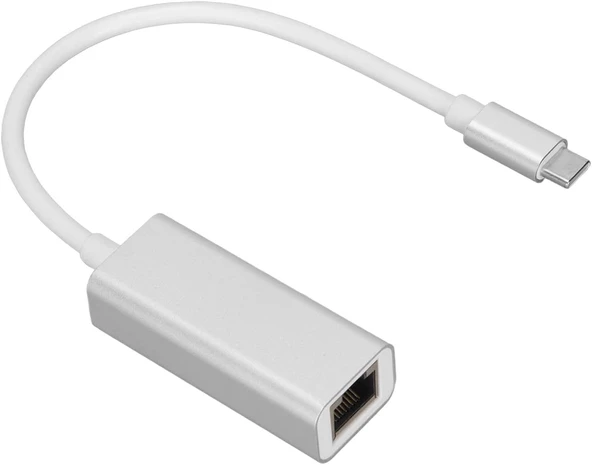 Plentiful Type-C Gigabit RJ45 Ethernet Çevirici 1000Mbps Mac/Win Uyumlu