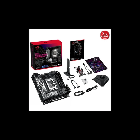 Asus Rog Strıx Z890-ı Gamıng Wıfı, 2xddr5, 2xm.2, Hdmı, 2xthunderbolt, 2xtype-c, Wi-fi 7, Mini Itx, Intel Core Ultra Cpu - 5