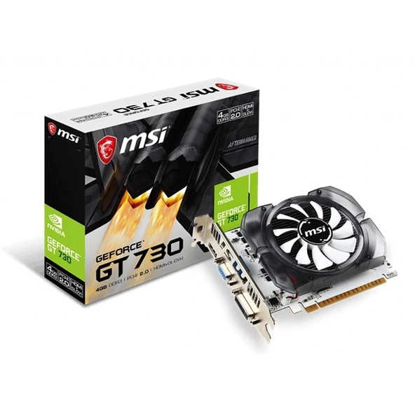 ONTECH - Msı Geforce N730-4gd3v2 Gt730 4gb 128b Ddr3 1xvga 1xhdmı 1xdvı Ekran Kartı