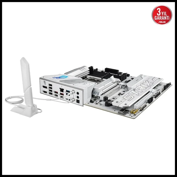 Asus Rog Strıx B860-a Gamıng Wıfı, 4xddr5, 4xm.2, Hdmı, Dp, Type-c, Wi-fi 7, Bluetooth V5.4, Intel Core Ultra Cpu(seri 2 - 4