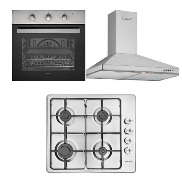 Eminçelik EC-AO 2160 XP B60- EC-CH 1420 PB X60-EC-AH 3140 X60 NG İnox Ankastre Set-3