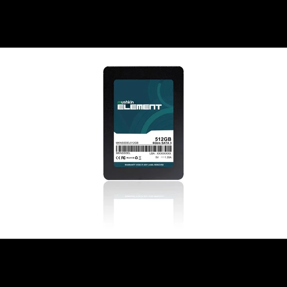 Mushkin Element, 512gb, 500-450mb/s, 2.5", Sata3, Ssd (mknssdel512gb)
