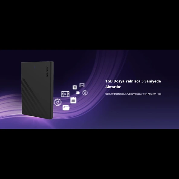 Hıksemı Hs-hub-mhb201, Usb3.0, 2,5" Disk Kutusu. (ssd Ve Hdd Destekler, 5gbps, Siyah, Win, Mac-os, Linux, Android) - 5