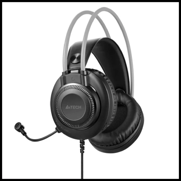 A4 Tech Fh200u, Gri, Kablolu, Mikrofonlu Kulaklık, Usb - 4