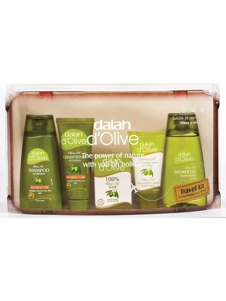 Dalan Dolive Doğal Zeytinyağlı Seyehat Seti 5 Li Set