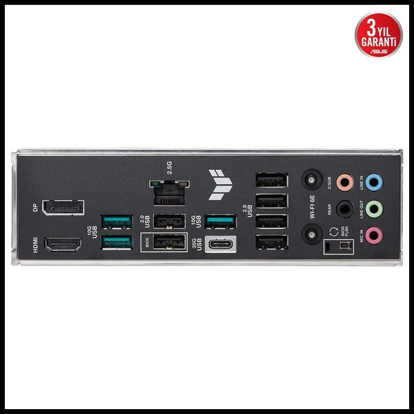 Asus Tuf Gamıng B650e-plus Wıfı, 4xddr5, 3xm.2, Dp, Hdmı, Type-c, Wi-fi 6e, Bluetooth V5.3, Am5 Soket Gaming Anakart - 5