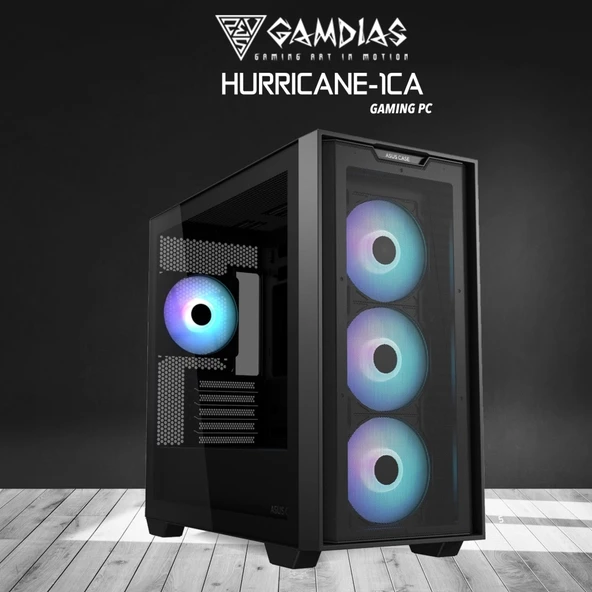 Hurrıcane-1ca, Ryzen 9 7900, 32gb Ddr5 Ram, 1tb Nvme Ssd, 8gb Gddr6 Rtx4060 Ekran Kartı, 750w Kasa, Free Dos Gamıng Tavs