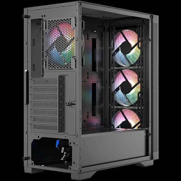 TEKNOTEG - FRISBY FC-9480G 600W 80+ BRONZE 4X RGB MESH GAMING - 4