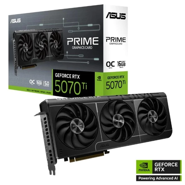 ONTECH - Asus Geforce Prıme-rtx5070tı-o16g 16gb Gddr7 256bıt 1xhdmı 3xdp Ekran Kartı