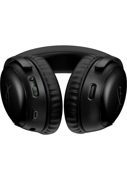 HyperX Cloud III 77Z45AA Siyah Kablosuz Kulak Üstü Oyuncu Kulaklığı - 4