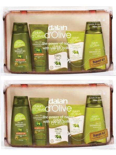 Dalan Dolive Doğal Zeytinyağlı Seyehat Seti 5 Li x 2 Set