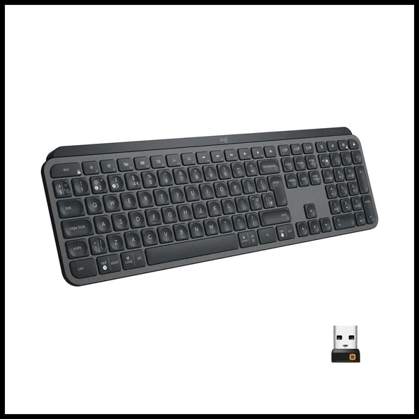 Logıtech Mx Keys S, 920-011594, Bluetooth, Türkçe Q, Multimedya, Gelişmiş Aydınlatmalı, Klavye