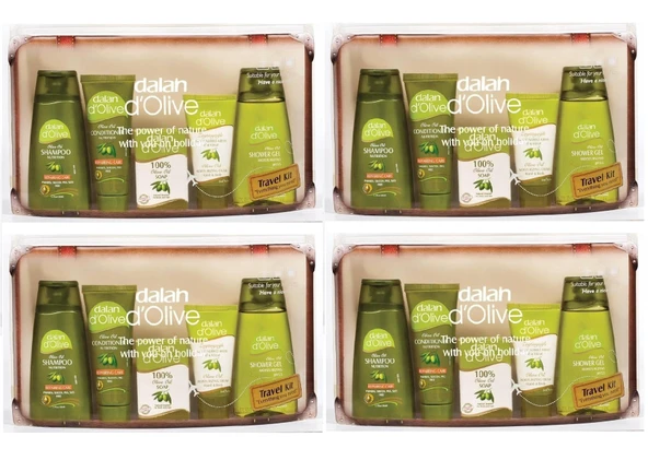 Dalan Dolive Doğal Zeytinyağlı Seyehat Seti 5 Li x 4 Set