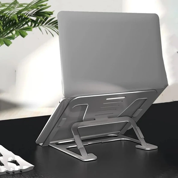 Plentiful Ayarlanabilir Katlanabilir iPad Stand 14inç Metal Masaüstü Telefon Tablet Standı - 4