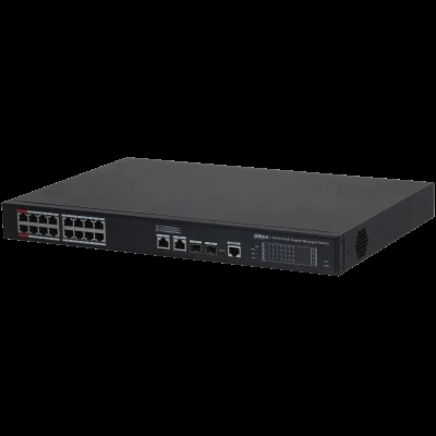 TEKNOTEG - DAHUA S4220-16GT-240 16 PORT 16XGE-2XGE-2XGE/SFP YÖNETİLEBİLİR 240W POE SWİTCH