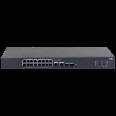 TEKNOTEG - DAHUA CS4220-16GT-240 16 PORT 16XGE-2XGE-2XGE/SFP BULUT YÖNETİLEBİLİR 240W POE SWİTCH - 2