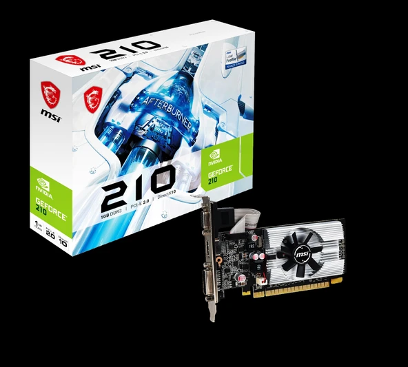 TEKNOTEG - MSI N210-1GD3/LP 64Bit 1GB DDR3 VGA DVI HDMI 64B