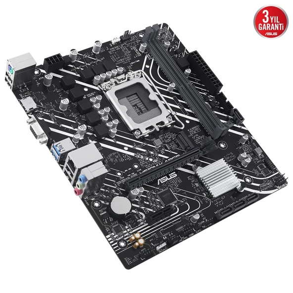 TEKNOTEG - ASUS PRIME H610M-K ARGB DDR5 5600MHz M.2 HDMI VGA mATX 1700p - 5