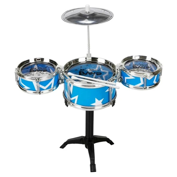 Eccho Jazz Drum Mini Davul Bateri Seti Mavi