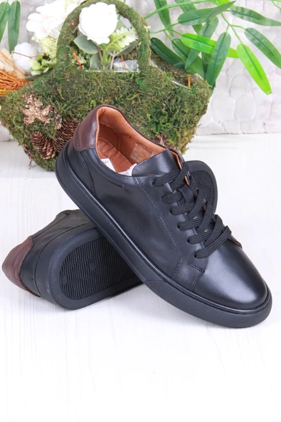 Mehmet Mete 2082 Tkn Rahat Esnek Hakiki Deri Sneaker Erkek Ayakkabı - Resim 4