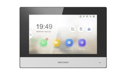 TEKNOTEG - HIKVISION DS-KH6320-WTE1 7" DOKUNMATIK EKRAN IP İÇ UNİTE