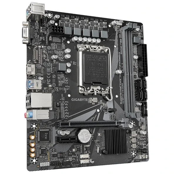 TEKNOTEG - GIGABYTE H610M H V3 DDR4 3200MHZ M.2 HDMI MATX 1700P - 3