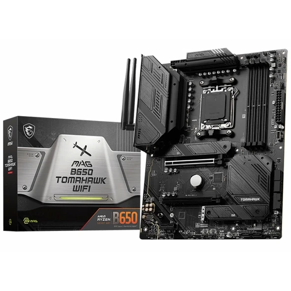 TEKNOTEG - MSI MAG B650 TOMAHAWK WIFI DDR5 6600(OC)Mhz M.2 ATX AM5