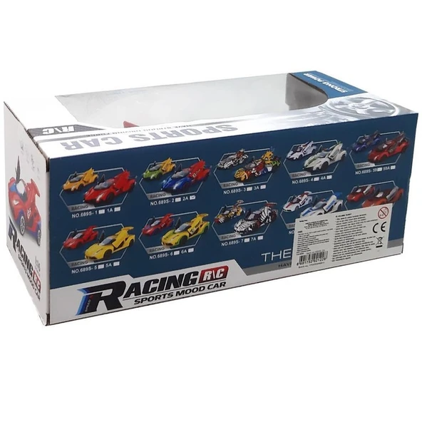 Uzaktan Kumandalı Kapıları Açılan Yarış Arabası 30 CM - 2