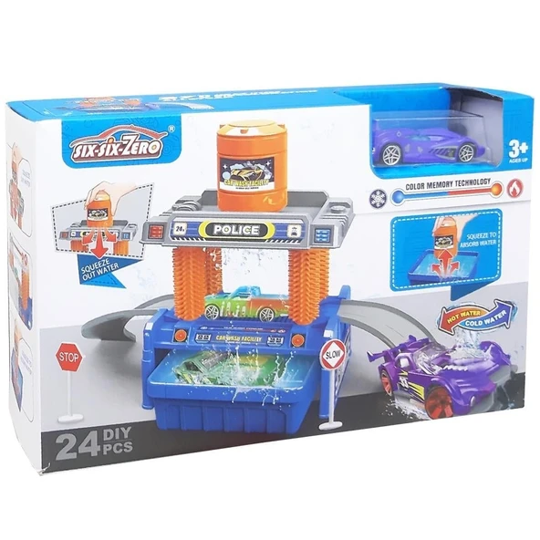 Garajlı Araba Yıkama Seti Car Wash Seti 24 PARÇA