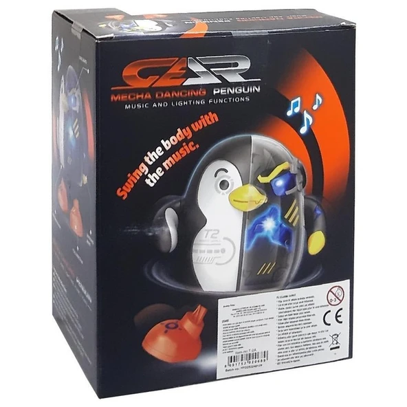 Işıklı Müzikli Penguen Robot Oyuncak 20 CM - Resim 2