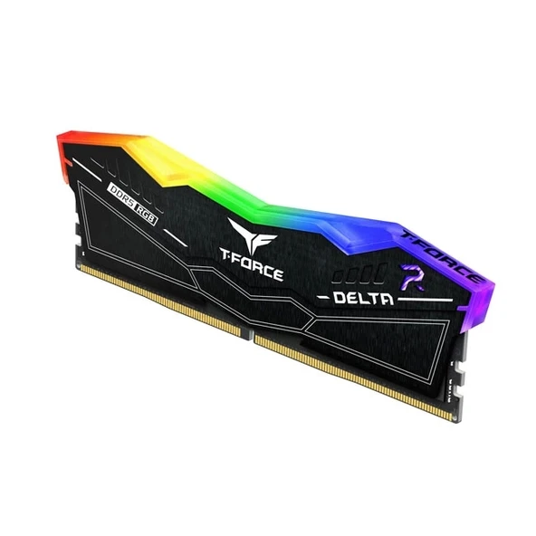 TEKNOTEG - Team T-Force DELTA RGB Black 32GB 2x16GB 6400Mhz DDR5 CL40 Gaming Ram (FF3D532G6400HC40BDC01) - 4