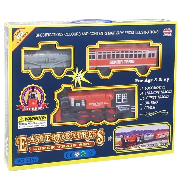 Oyuncak Pilli Tren Seti 23 Parça ürün görseli 1