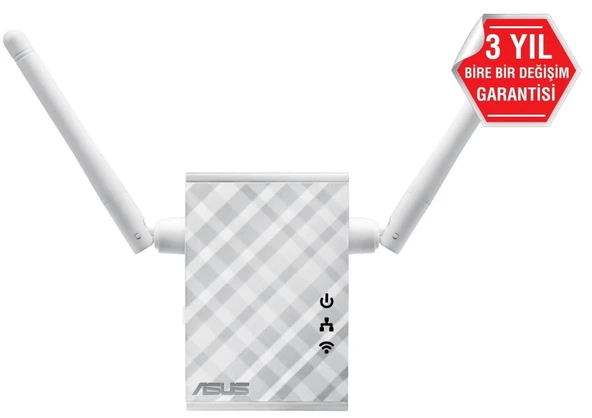 TEKNOTEG - ASUS RP-N12 300Mbps PRİZ TİPİ MENZİL GENİŞLETİCİ