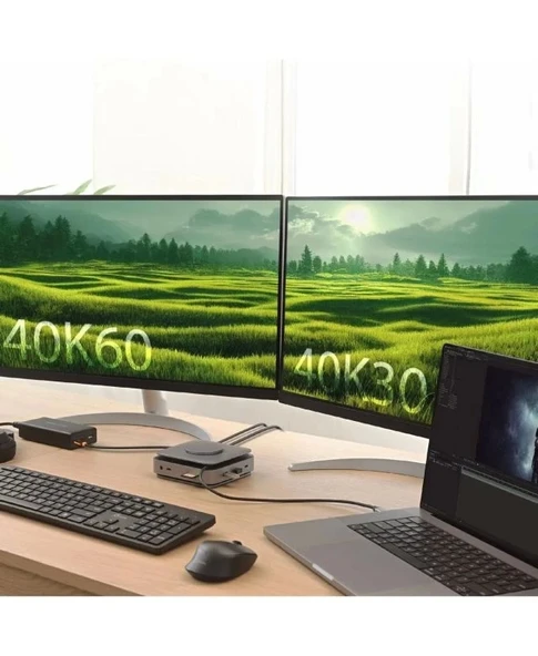 j5create USB-C Dock Çift 4K HDMI JCD3199 - 5