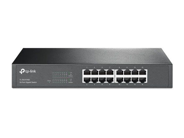 TEKNOTEG - TP-LINK TL-SG1016D 16PORT 10/100/1000 YÖNETİLEMEZ SWITCH