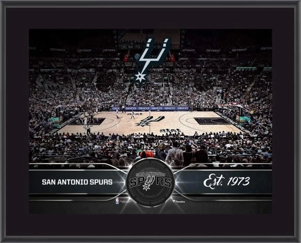 San Antonio Spurs Yüceltilmiş Takım Stadyumu Plaketi