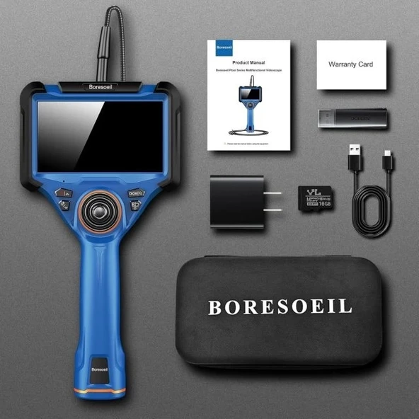 Boresoeil 360° Eklemli Boroskop - 1.5m Kablo - 8
