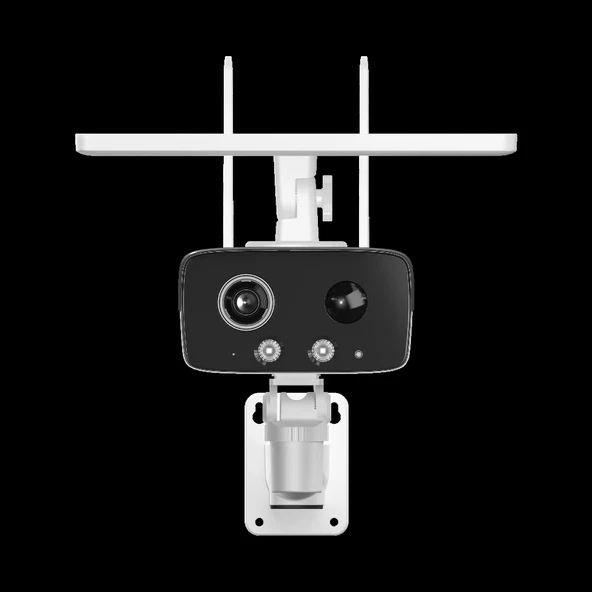 Dahua Ipc-hfw2431dg-4g-sp-eau-b 4mpix,  3,6mm Sabit Lens, H265+, 50mt Gece Görüşü, Dahili Mikrofon, Ip67,  Solar(güneş E - 2