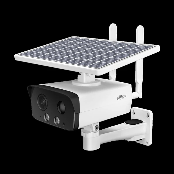 Dahua Ipc-hfw2431dg-4g-sp-eau-b 4mpix,  3,6mm Sabit Lens, H265+, 50mt Gece Görüşü, Dahili Mikrofon, Ip67,  Solar(güneş E