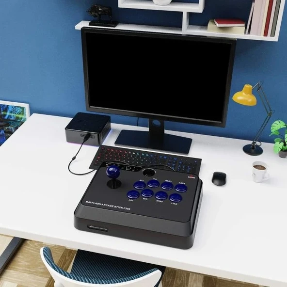 Mayflash F300 Arcade Switch İçin Fight Stick Joystick - 9