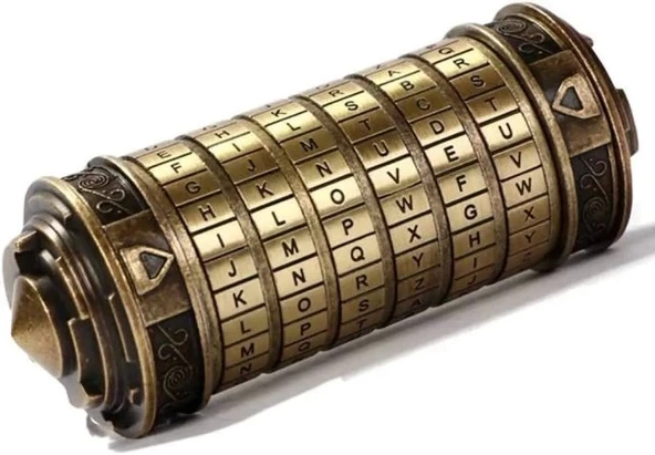 Cryptex Da Vinci Kodu Mini Cryptex Kilitli Bulmaca Kutusu