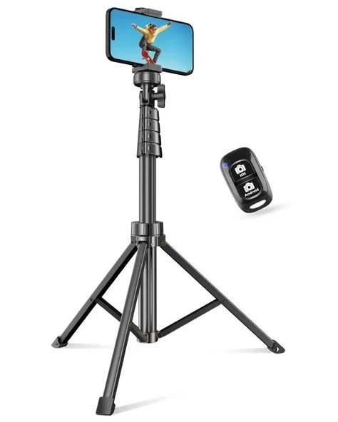 Sensyne Phone Tripod/Selfie Çubuğu Siyah