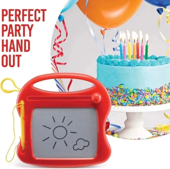 PREXTEX Mini Manyetik Çizim Tahtası Çocuklar İçin 18'li Paket - 4