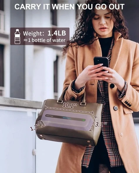 COLORWING M832 Seyahat için Kablosuz Taşınabilir Yazıcılar - 4