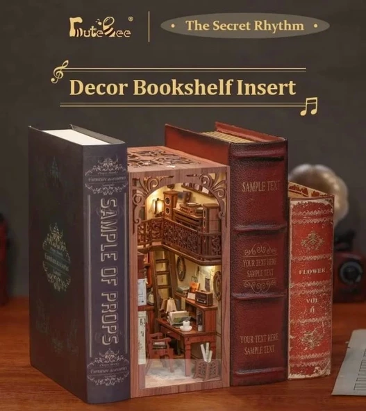 CUTEBEE Toz Kapaklı DIY Kitap Köşesi Seti - Su Dongpo'nun Hayatı - 2