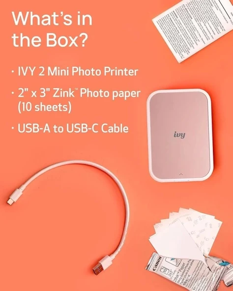 Canon Ivy 2 Mini Fotoğraf Yazıcısı - 8