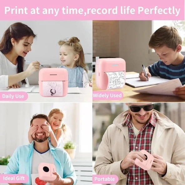 HuiJuKeJi Mini Etiket Yazıcısı - 7