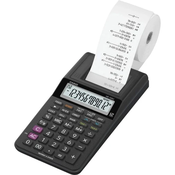 Casio HR-10RC Baskı Hesap Makinesi