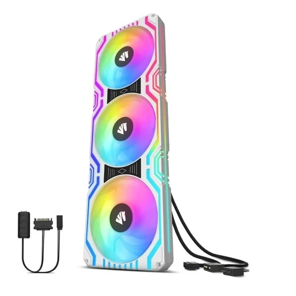 Asiahorse Matrix-Siyah 56 Adreslenebilir RGB LED 360 mm Fan
